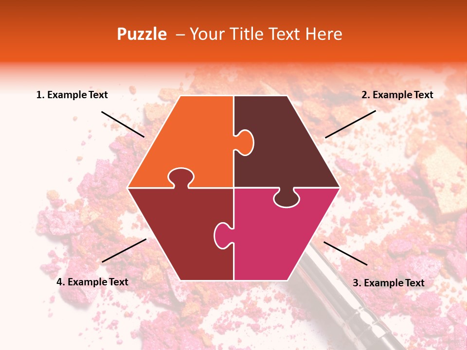 Background Makeup Isolated PowerPoint Template