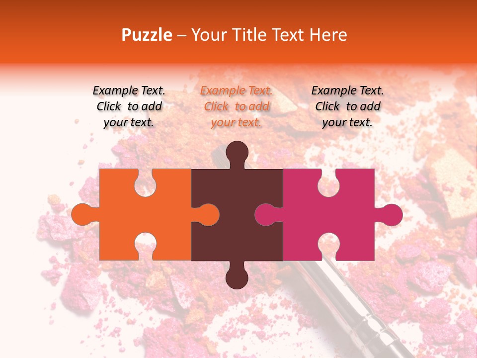 Background Makeup Isolated PowerPoint Template