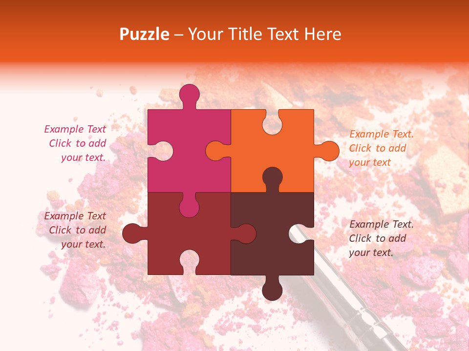 Background Makeup Isolated PowerPoint Template