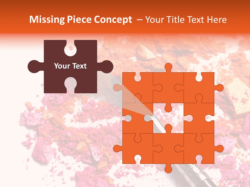 Background Makeup Isolated PowerPoint Template