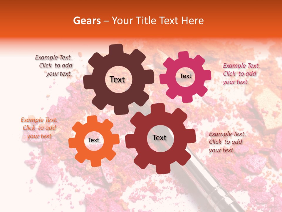 Background Makeup Isolated PowerPoint Template