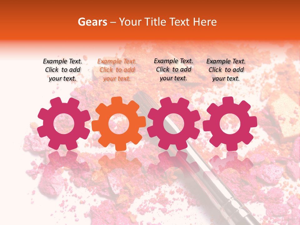 Background Makeup Isolated PowerPoint Template