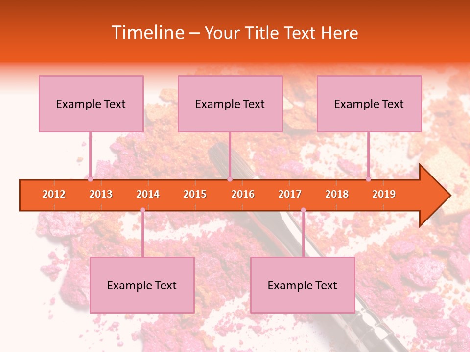 Background Makeup Isolated PowerPoint Template