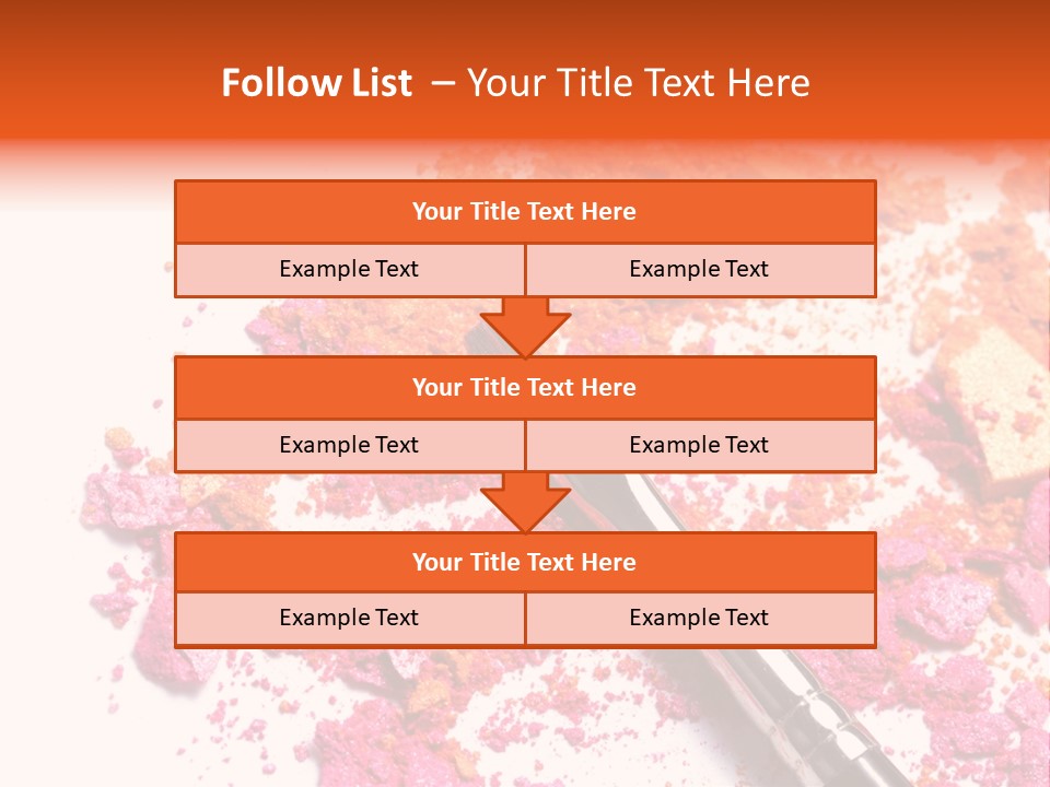 Background Makeup Isolated PowerPoint Template