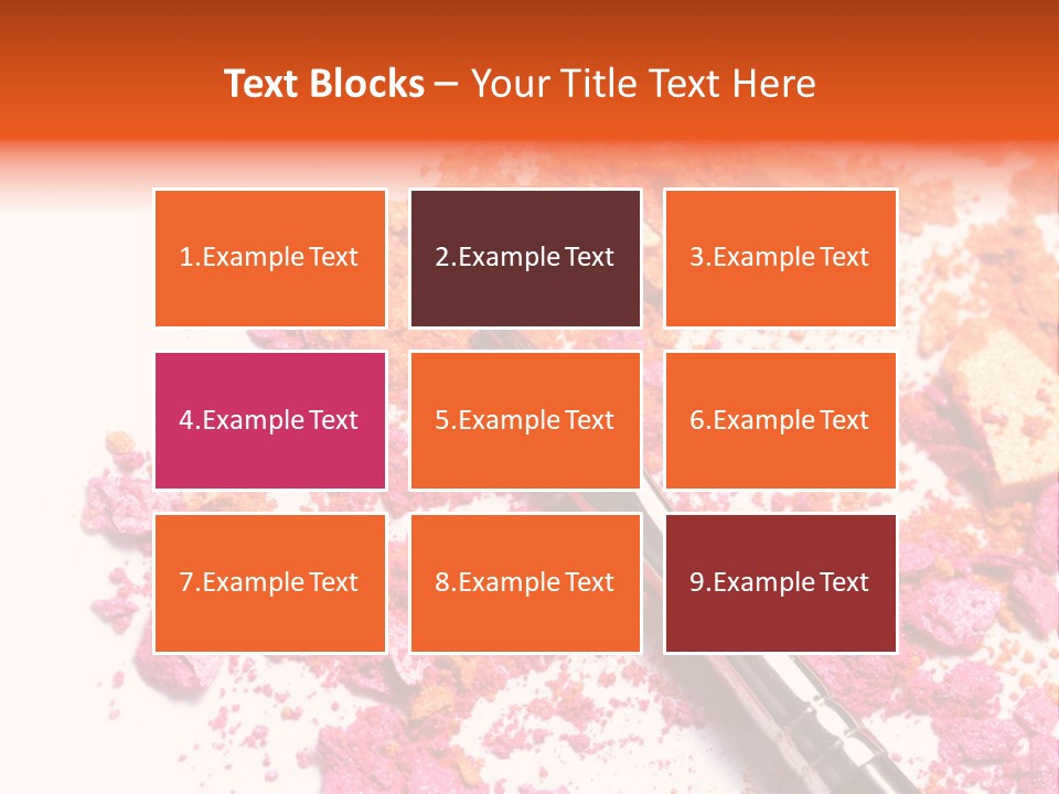 Background Makeup Isolated PowerPoint Template