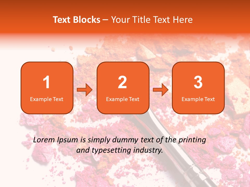 Background Makeup Isolated PowerPoint Template