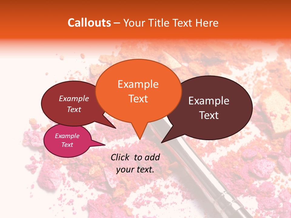 Background Makeup Isolated PowerPoint Template