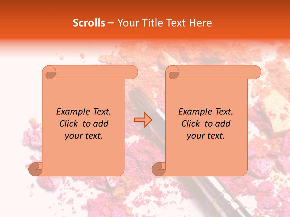 Background Makeup Isolated PowerPoint Template
