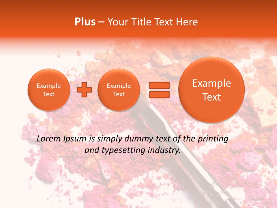 Background Makeup Isolated PowerPoint Template