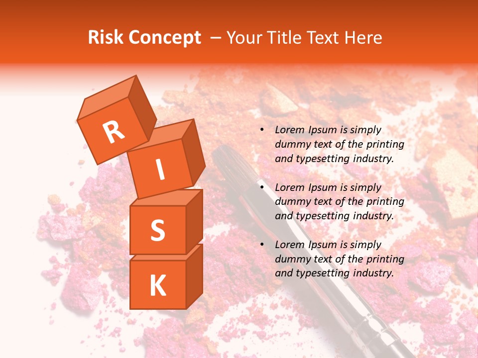 Background Makeup Isolated PowerPoint Template