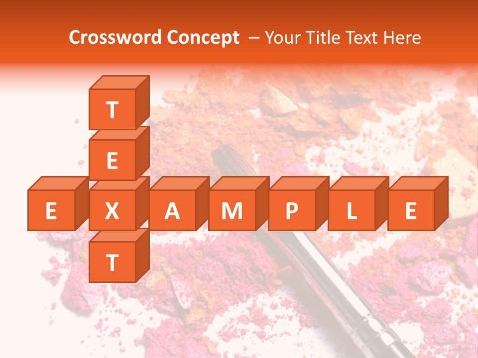 Background Makeup Isolated PowerPoint Template