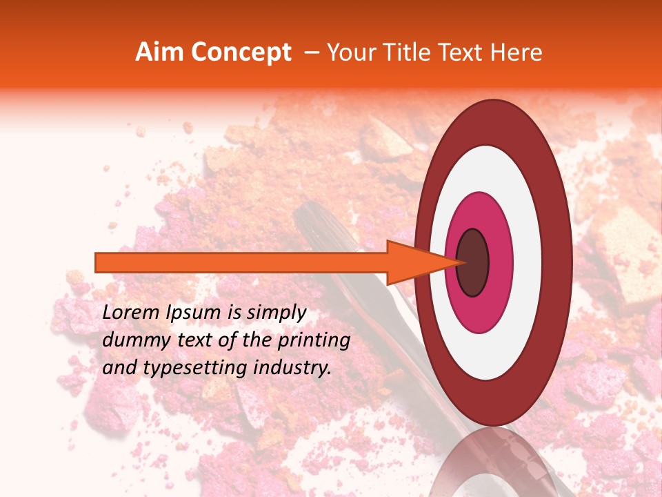Background Makeup Isolated PowerPoint Template