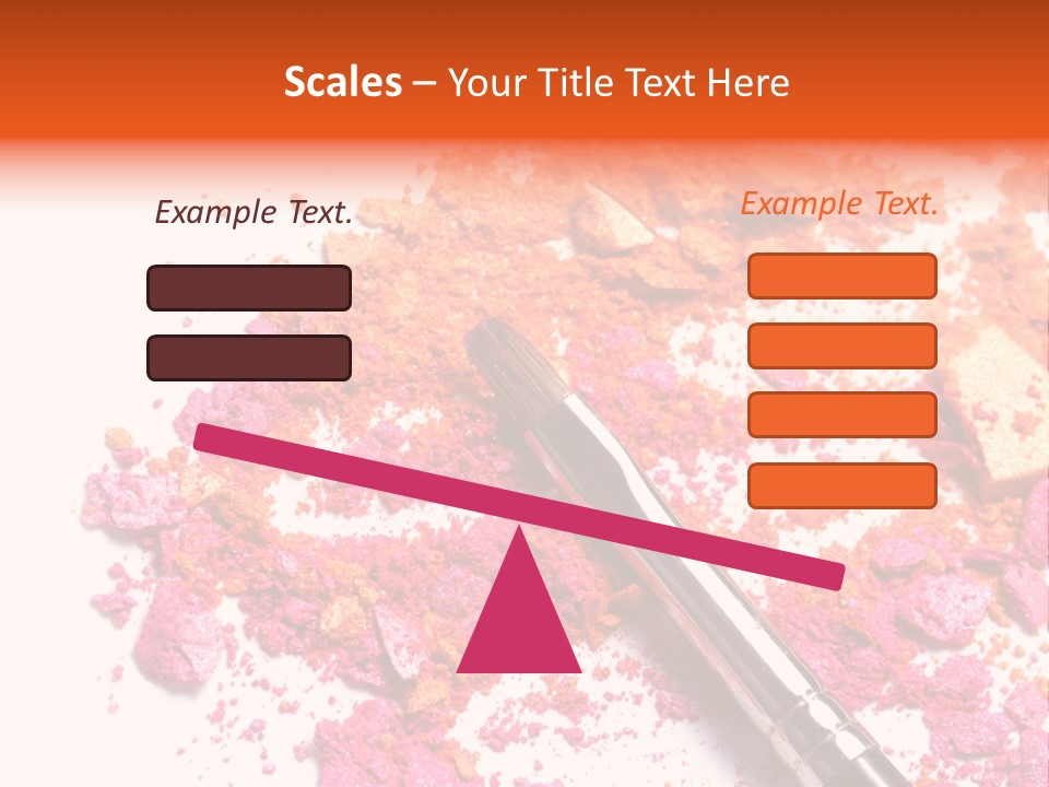Background Makeup Isolated PowerPoint Template