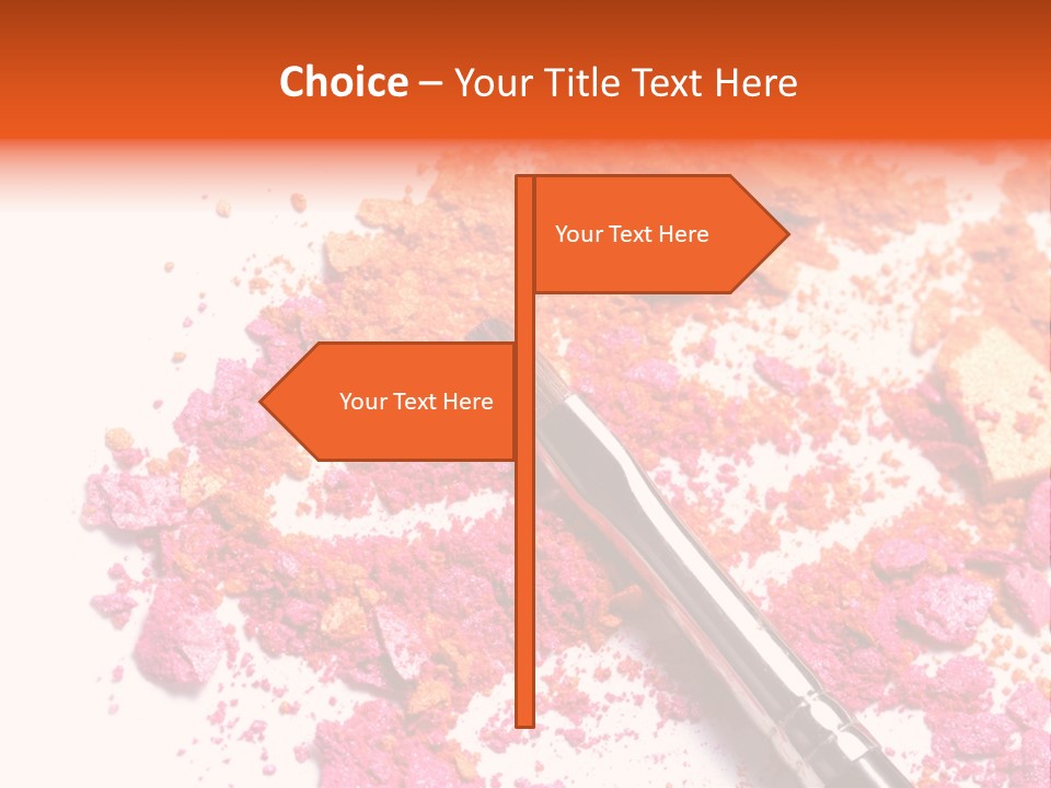 Background Makeup Isolated PowerPoint Template
