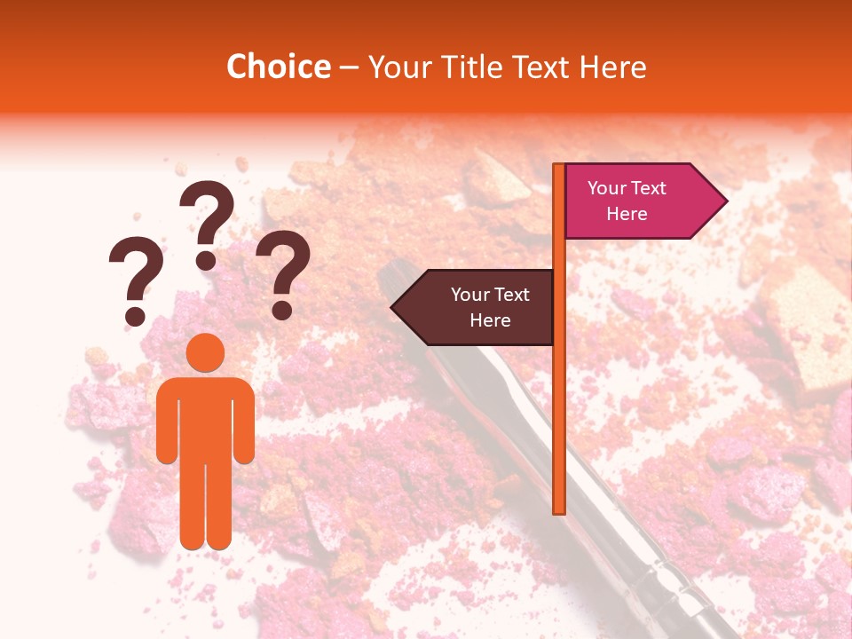 Background Makeup Isolated PowerPoint Template