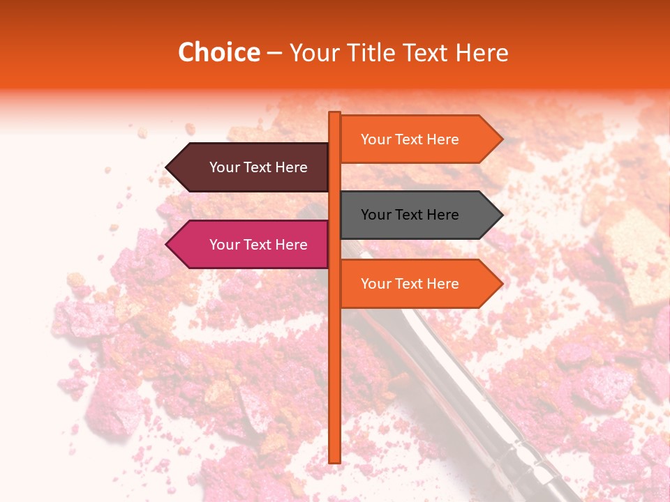 Background Makeup Isolated PowerPoint Template