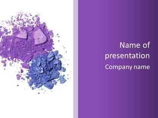 Make Purple Isolated PowerPoint Template