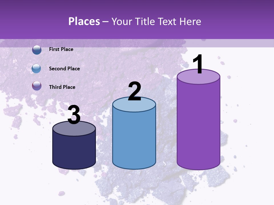 Make Purple Isolated PowerPoint Template