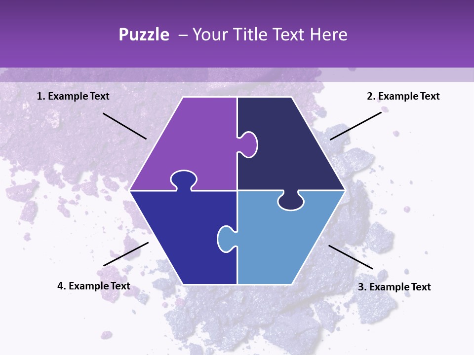 Make Purple Isolated PowerPoint Template