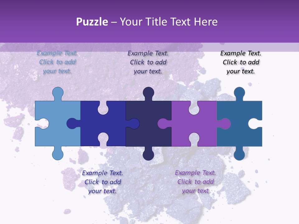 Make Purple Isolated PowerPoint Template