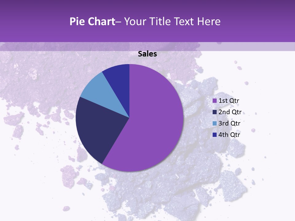 Make Purple Isolated PowerPoint Template