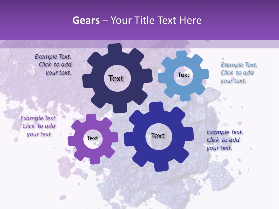 Make Purple Isolated PowerPoint Template