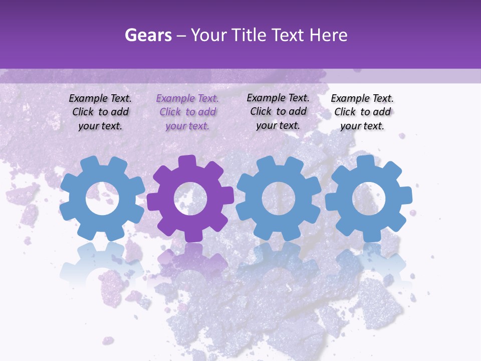 Make Purple Isolated PowerPoint Template