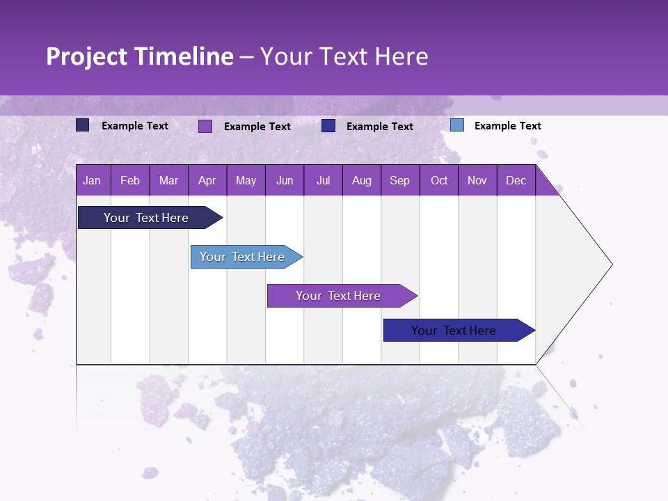 Make Purple Isolated PowerPoint Template