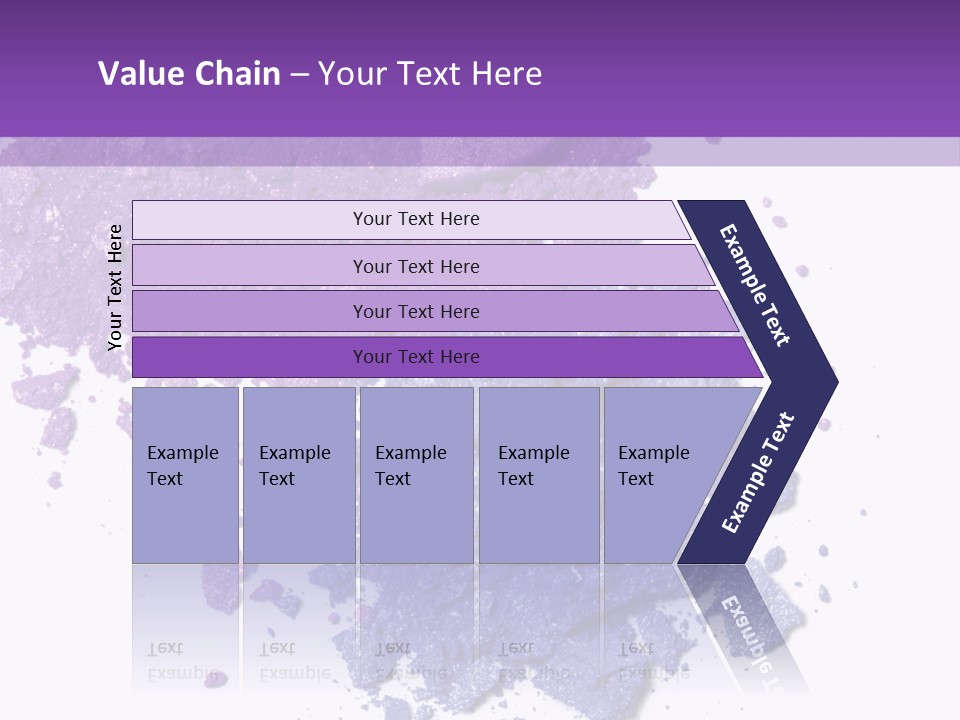Make Purple Isolated PowerPoint Template