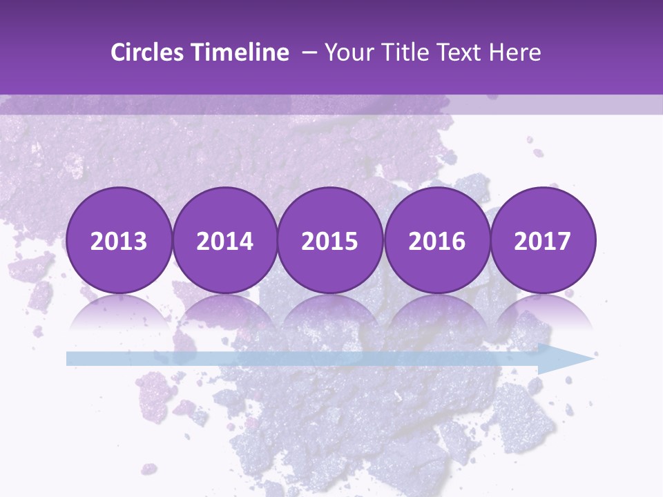 Make Purple Isolated PowerPoint Template