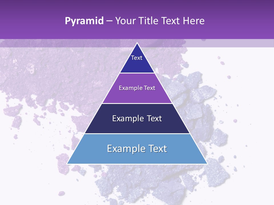 Make Purple Isolated PowerPoint Template