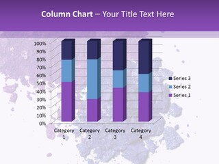 Make Purple Isolated PowerPoint Template