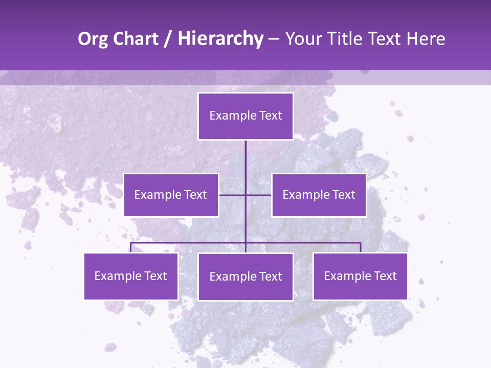 Make Purple Isolated PowerPoint Template