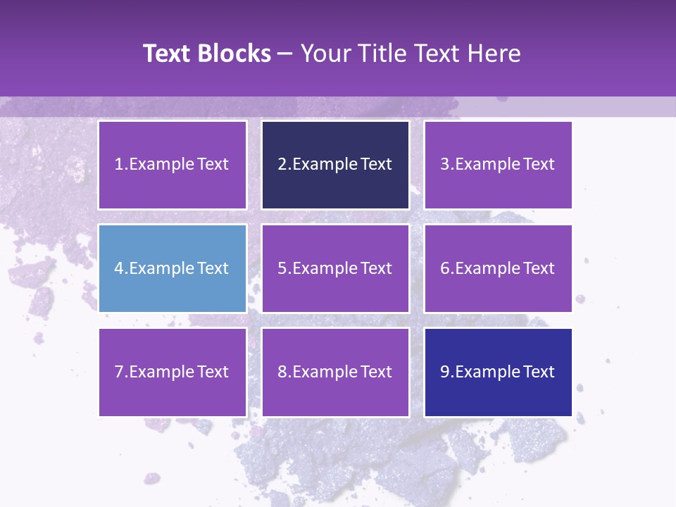Make Purple Isolated PowerPoint Template