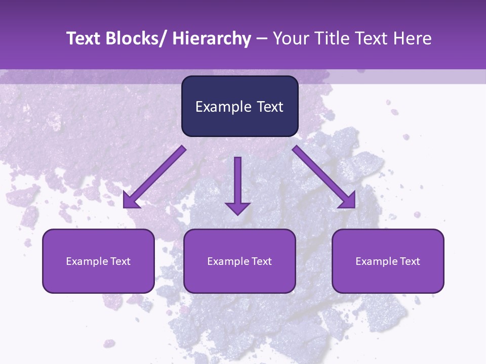 Make Purple Isolated PowerPoint Template