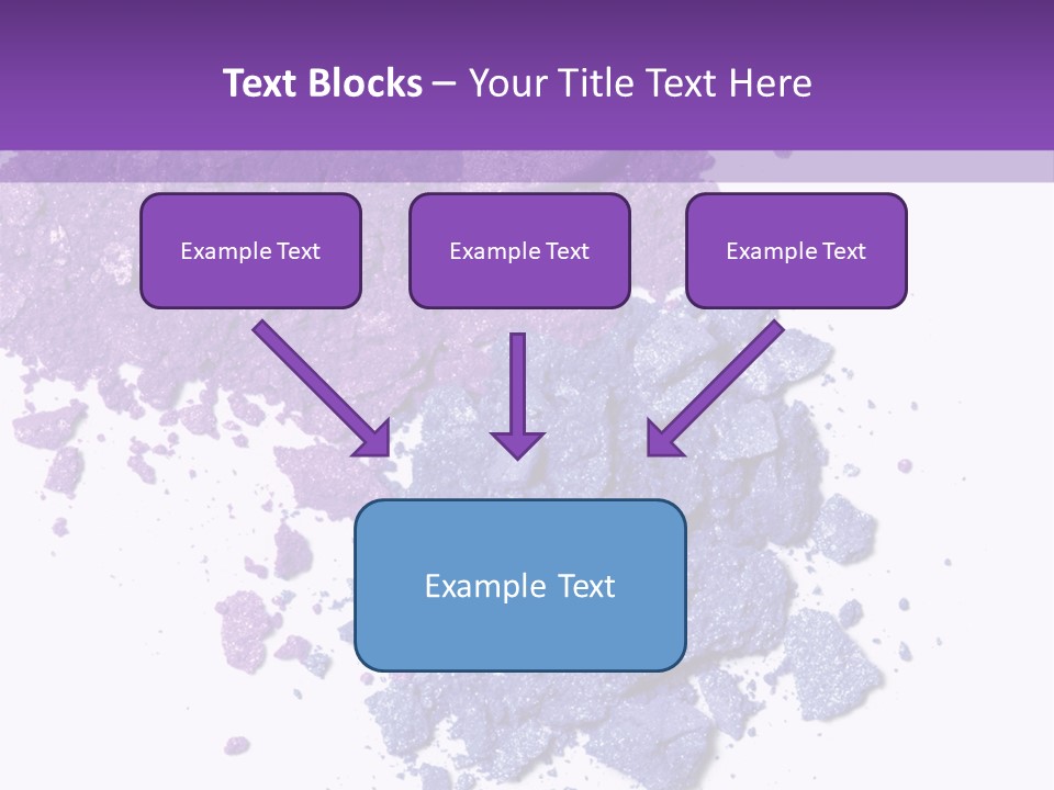 Make Purple Isolated PowerPoint Template