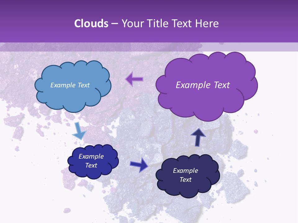 Make Purple Isolated PowerPoint Template