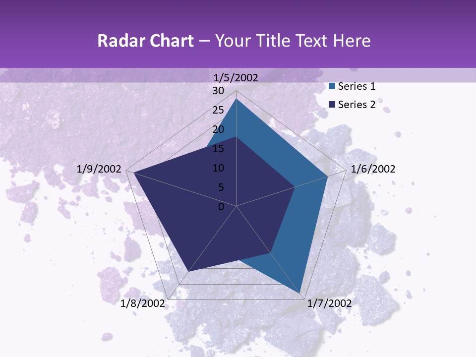 Make Purple Isolated PowerPoint Template