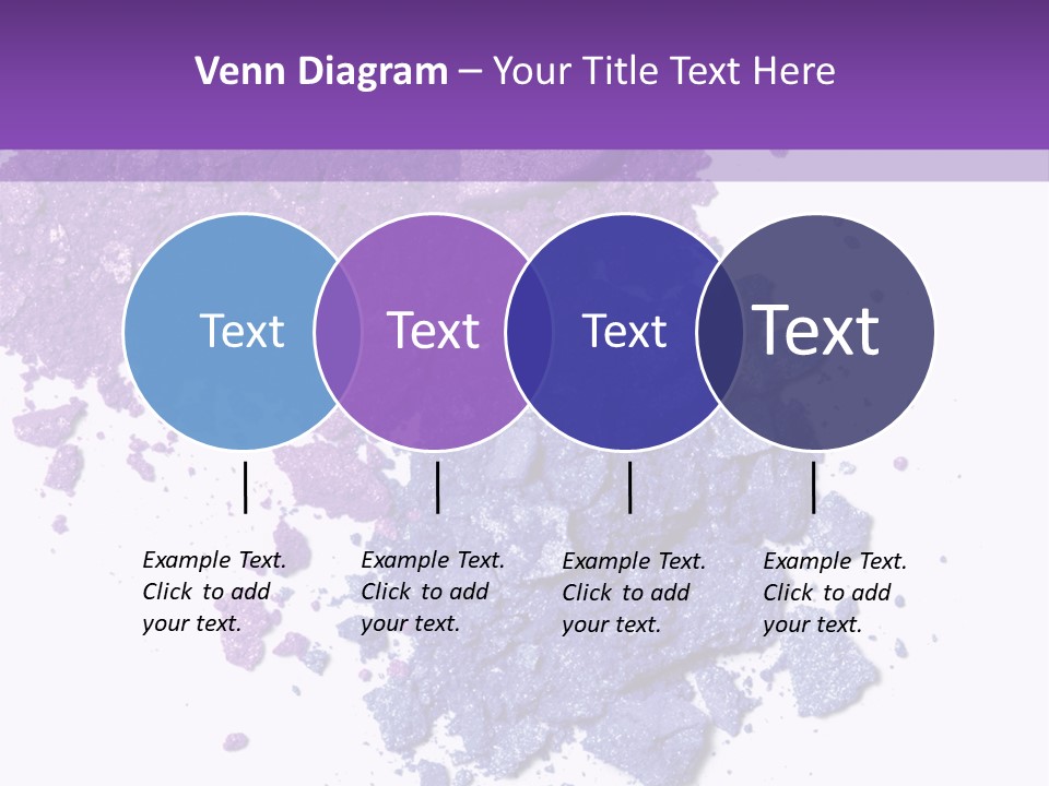 Make Purple Isolated PowerPoint Template