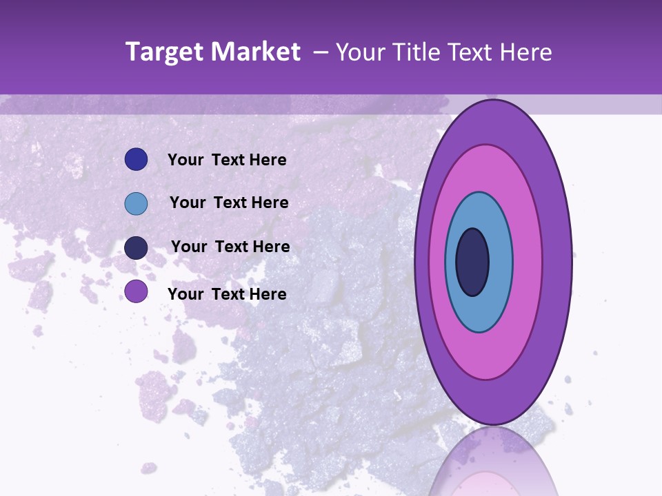 Make Purple Isolated PowerPoint Template