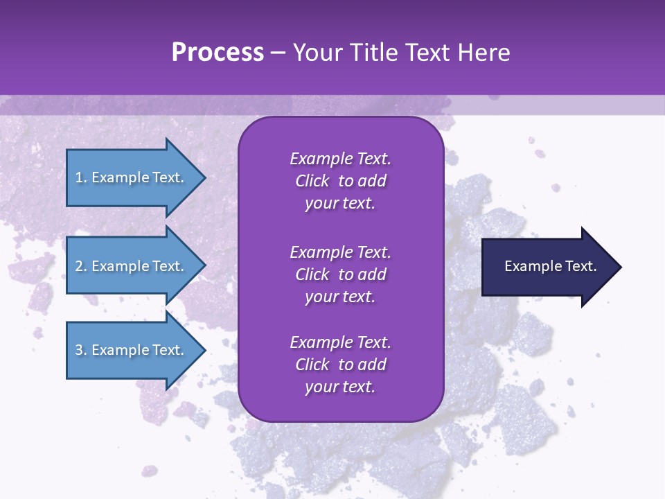 Make Purple Isolated PowerPoint Template