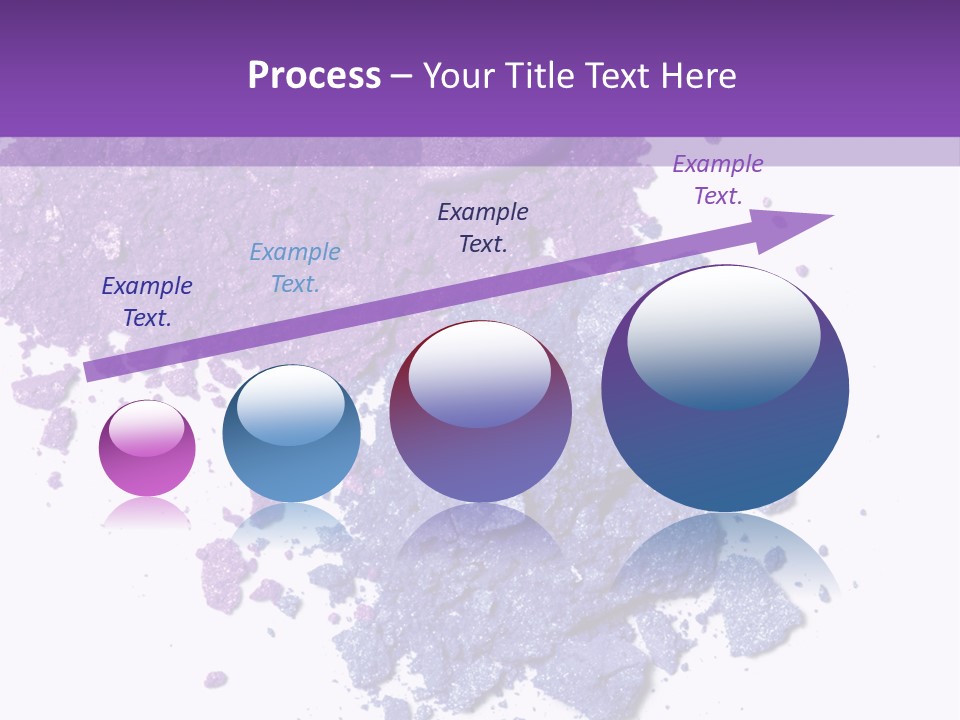 Make Purple Isolated PowerPoint Template