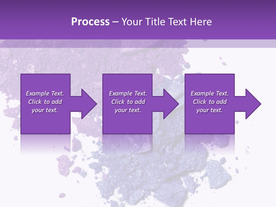 Make Purple Isolated PowerPoint Template