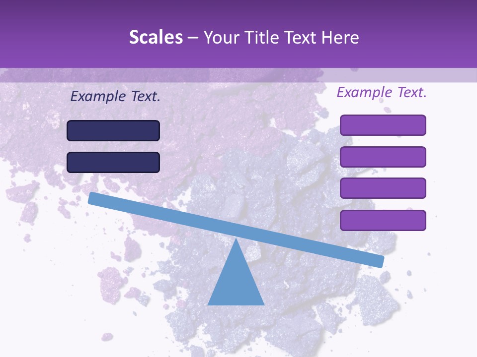 Make Purple Isolated PowerPoint Template