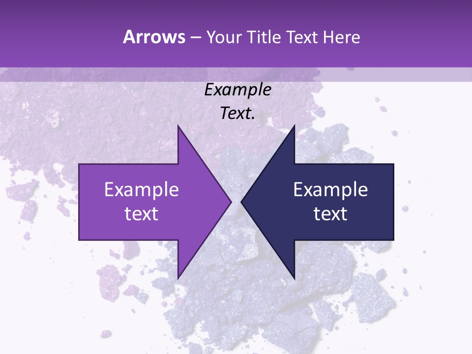 Make Purple Isolated PowerPoint Template