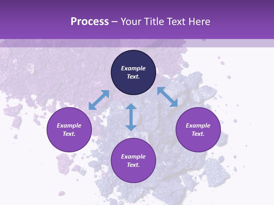 Make Purple Isolated PowerPoint Template