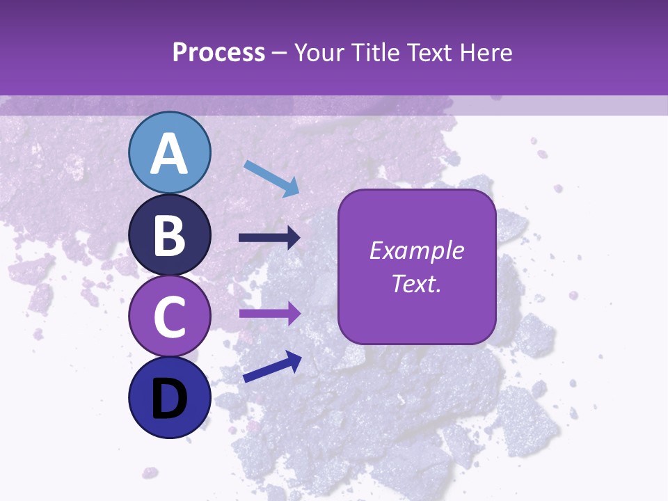 Make Purple Isolated PowerPoint Template