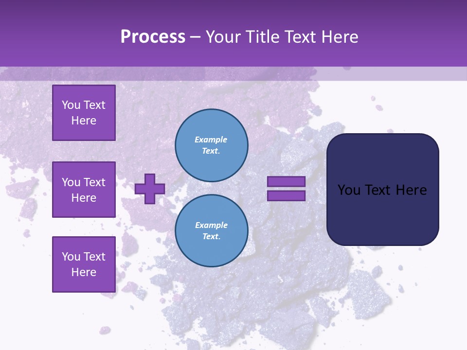 Make Purple Isolated PowerPoint Template