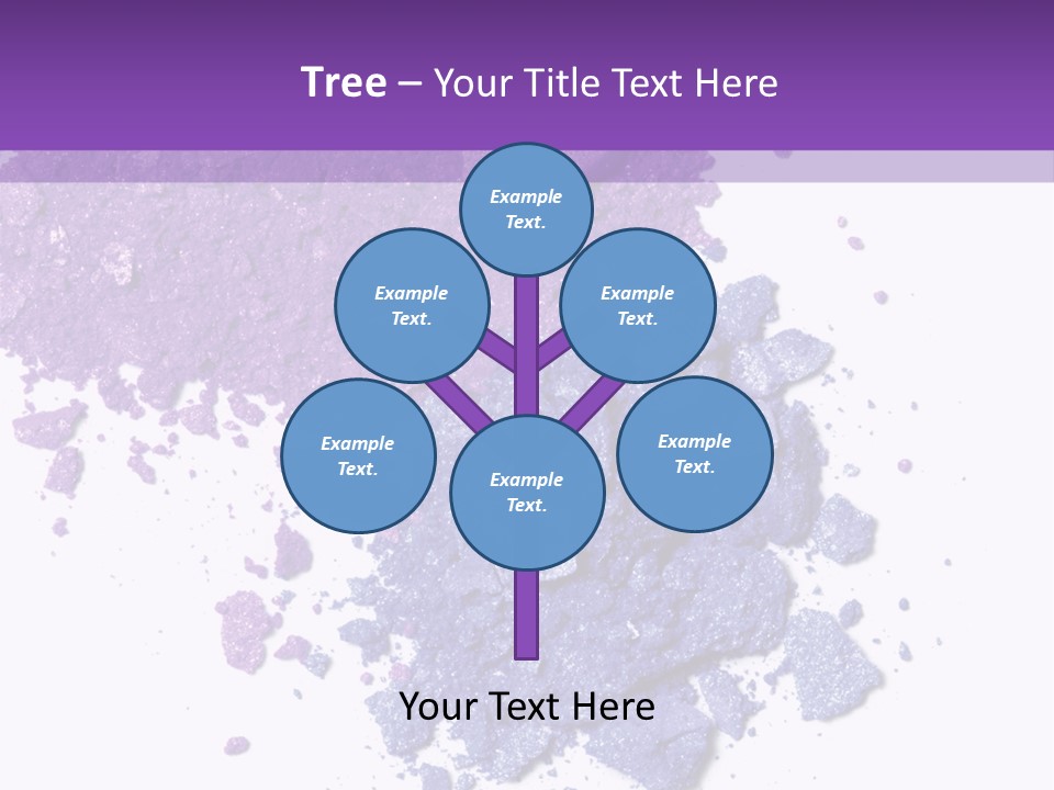 Make Purple Isolated PowerPoint Template