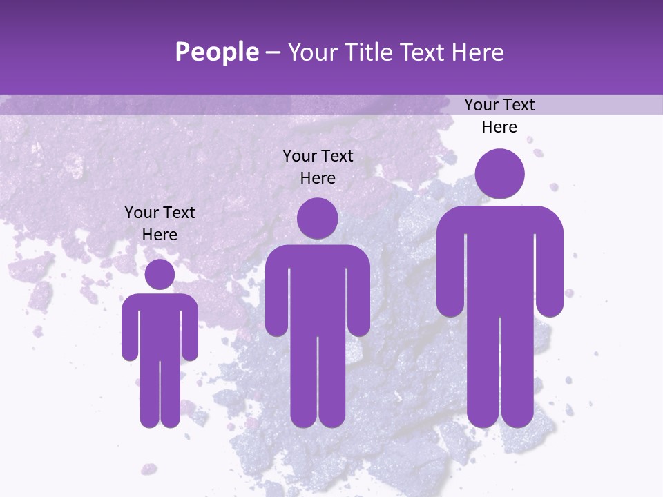 Make Purple Isolated PowerPoint Template